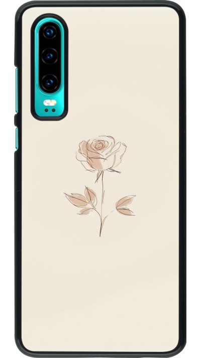Huawei P30 Case Hülle - Rosa Sand Minimalistisch