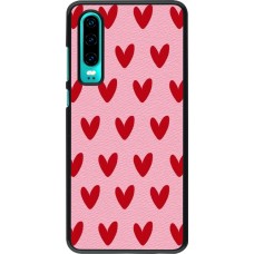 Huawei P30 Case Hülle - Saint Valentines Day 26 Pattern heart