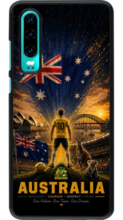 Coque Huawei P30 - Football Australie splash 2026