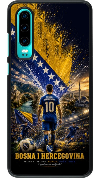 Coque Huawei P30 - Football Bosnie-Herzégovine splash 2026