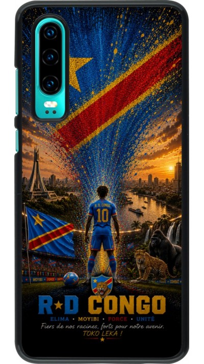 Coque Huawei P30 - Football République démocratique du Congo splash 2026
