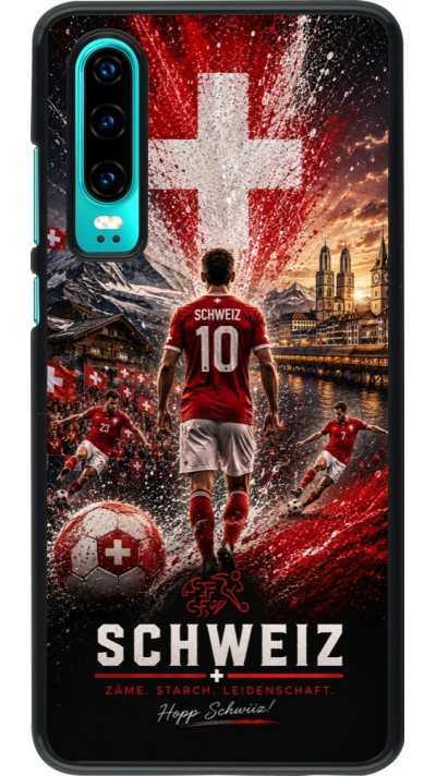Coque Huawei P30 - Football Schweiz splash 2026