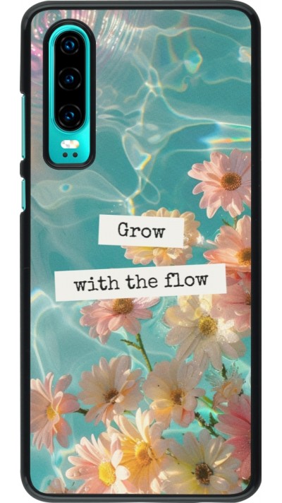 Huawei P30 Case Hülle - Summer 2025 Grow with the flow