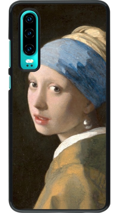 Coque Huawei P30 - Tableau art - La Jeune fille à la perle - Johannes Vermeer