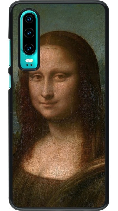 Coque Huawei P30 - Tableau art - La Joconde - Léonard de Vinci