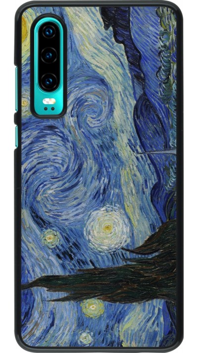 Coque Huawei P30 - Tableau art - La Nuit étoilée - Van Gogh