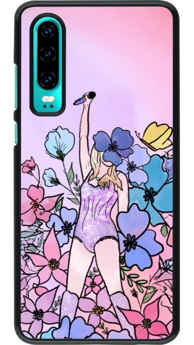Huawei P30 Case Hülle - Taylor Swift Sketch - Pink