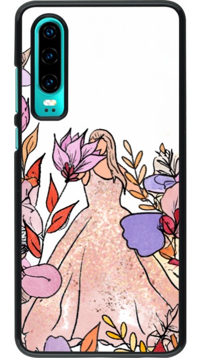 Huawei P30 Case Hülle - Taylor Swift Sketch - White