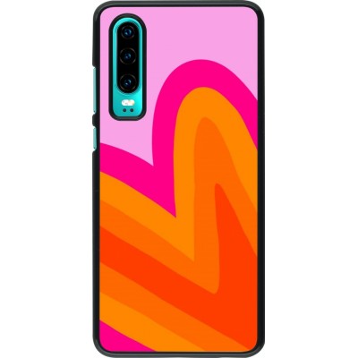 Huawei P30 Case Hülle - Valentine 2024 heart gradient