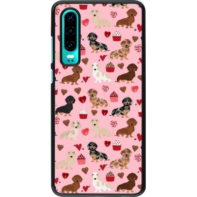 Huawei P30 Case Hülle - Valentine 2024 puppy love