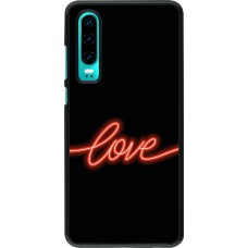 Coque Huawei P30 - Valentine 2023 neon love