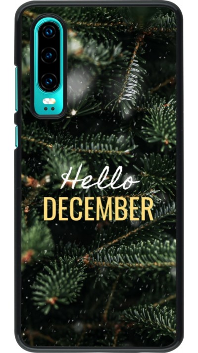 Huawei P30 Case Hülle - Winter 25 Winter hello december