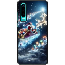 Huawei P30 Case Hülle - Weihnachten 2023 Verzauberter Weihnachtsmann