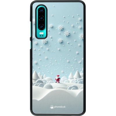 Huawei P30 Case Hülle - Weihnachten 2023 Kleiner Vater Schneeflocke