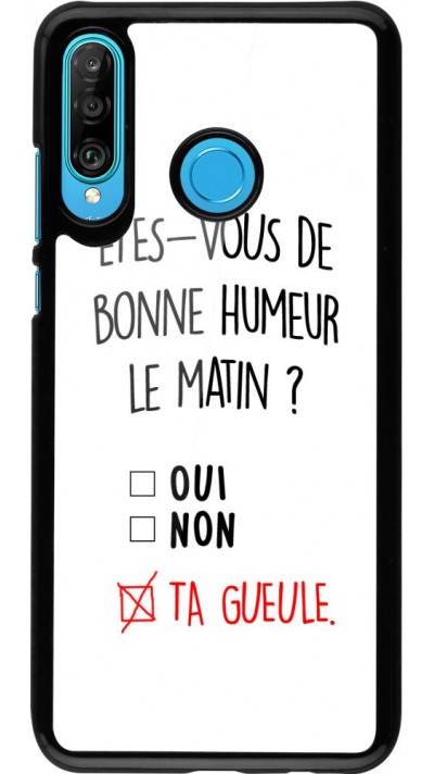 Hülle Huawei P30 Lite - Bonne humeur matin Hülle Huawei P30 Lite - Bonne humeur matin