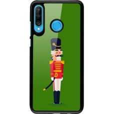 Huawei P30 Lite Case Hülle - Christmas 25 Nutcracker Green