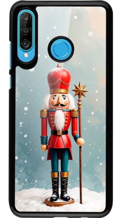 Huawei P30 Lite Case Hülle - Christmas 25 Nutcracker Snow