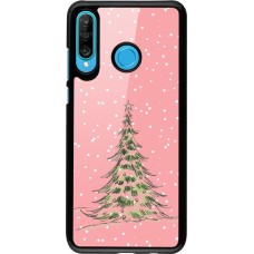 Huawei P30 Lite Case Hülle - Christmas 25 Pink Tree