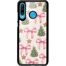 Huawei P30 Lite Case Hülle - Christmas 25 Vintage Ribbons
