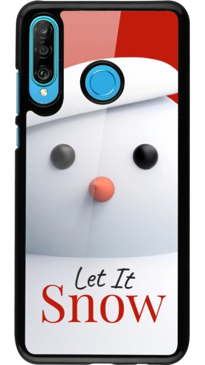 Huawei P30 Lite Case Hülle - Christmas 25 Xmas Snowman