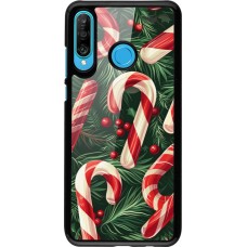 Huawei P30 Lite Case Hülle - Christmas 25 Xmas Stick