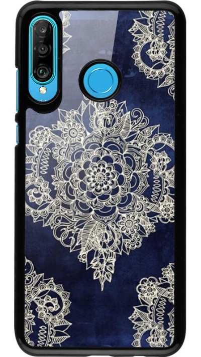 Hülle Huawei P30 Lite - Cream Flower Moroccan Hülle Huawei P30 Lite - Cream Flower Moroccan