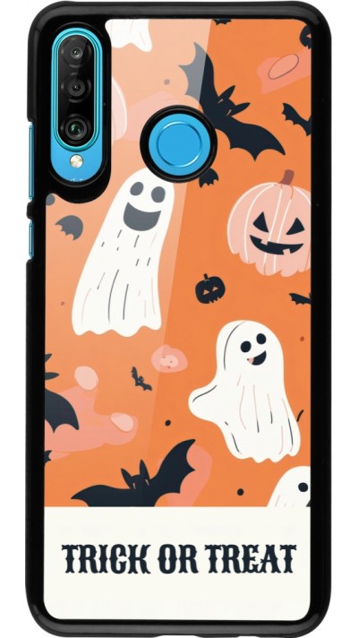 Huawei P30 Lite Case Hülle - Halloween 2025 Trick treat Huawei P30 Lite Case Hülle - Halloween 2025 Trick treat