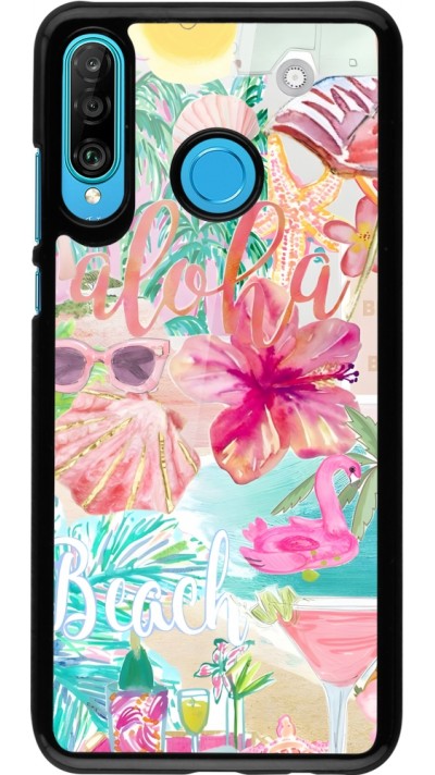 Huawei P30 Lite Case Hülle - Preppy Collage Aloha Huawei P30 Lite Case Hülle - Preppy Collage Aloha