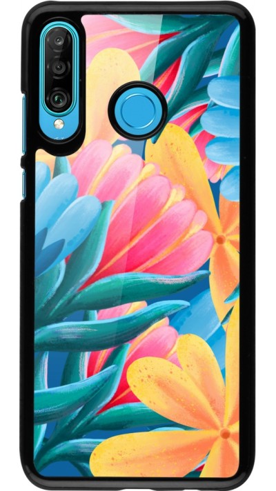 Huawei P30 Lite Case Hülle - Spring 23 colorful flowers Huawei P30 Lite Case Hülle - Spring 23 colorful flowers