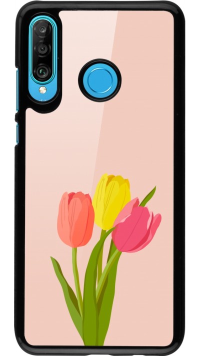 Huawei P30 Lite Case Hülle - Spring 23 tulip trio Huawei P30 Lite Case Hülle - Spring 23 tulip trio