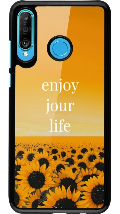 Huawei P30 Lite Case Hülle - Summer 2025 Enjoy your life