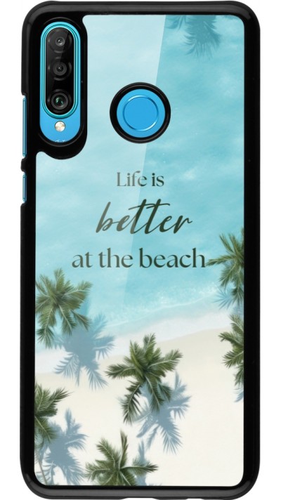 Huawei P30 Lite Case Hülle - Summer 2025 Life is better at the beach