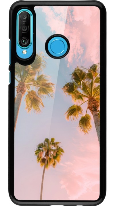 Huawei P30 Lite Case Hülle - Summer 2025 Palmiers