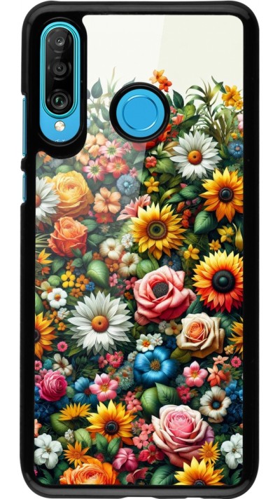 Huawei P30 Lite Case Hülle - Sommer Blumenmuster Huawei P30 Lite Case Hülle - Sommer Blumenmuster