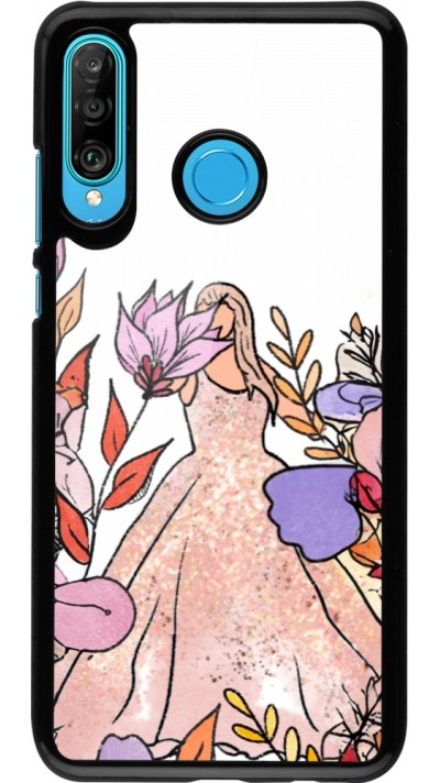 Huawei P30 Lite Case Hülle - Taylor Swift Sketch - White