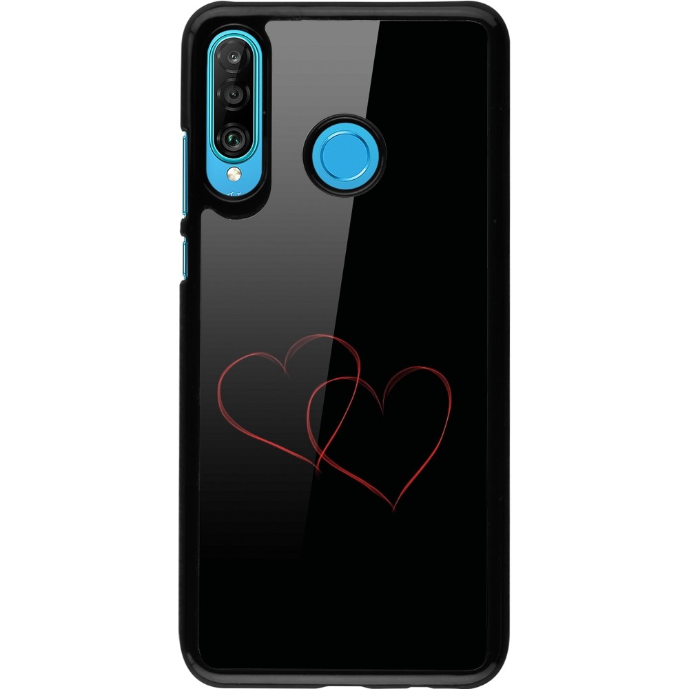 Huawei P30 Lite Case Hülle - Valentine 2023 attached heart