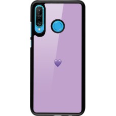 Huawei P30 Lite Case Hülle - Valentine 2023 purpule single heart