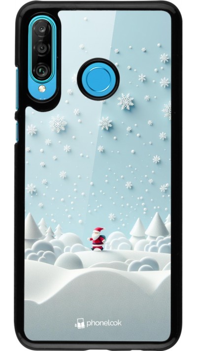 Huawei P30 Lite Case Hülle - Weihnachten 2023 Kleiner Vater Schneeflocke Huawei P30 Lite Case Hülle - Weihnachten 2023 Kleiner Vater Schneeflocke