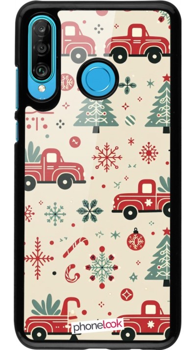 Huawei P30 Lite Case Hülle - Weihnachten 2024 Lkw Tanne Huawei P30 Lite Case Hülle - Weihnachten 2024 Lkw Tanne