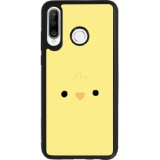 Huawei P30 Lite Case Hülle - Silikon schwarz Easter 2026 Little chicken