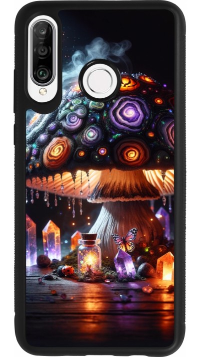 Coque Huawei P30 Lite - Silicone rigide noir Halloween Potion Magic