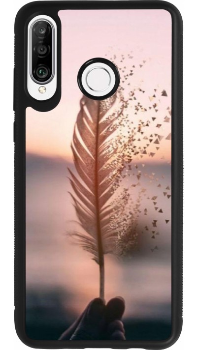 Coque Huawei P30 Lite - Silicone rigide noir Hello September 11 19