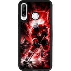 Huawei P30 Lite Case Hülle - Silikon schwarz Hockey World Championship Player