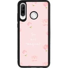 Coque Huawei P30 Lite - Silicone rigide noir Mom 2023 your are magical