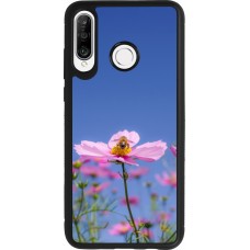 Huawei P30 Lite Case Hülle - Silikon schwarz Bee on a flower Spring 2026