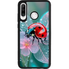 Huawei P30 Lite Case Hülle - Silikon schwarz Ladybird in bloom Spring 2026