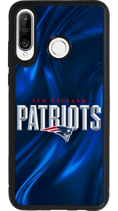 Huawei P30 Lite Case Hülle - Silikon schwarz Super Bowl 26 Patriots 2