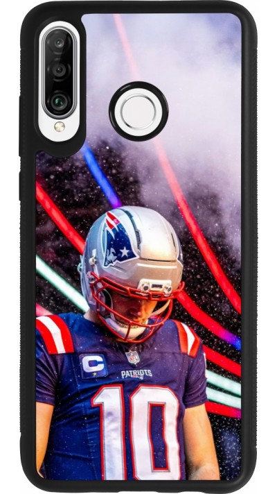Huawei P30 Lite Case Hülle - Silikon schwarz Super Bowl 26 Patriots 3