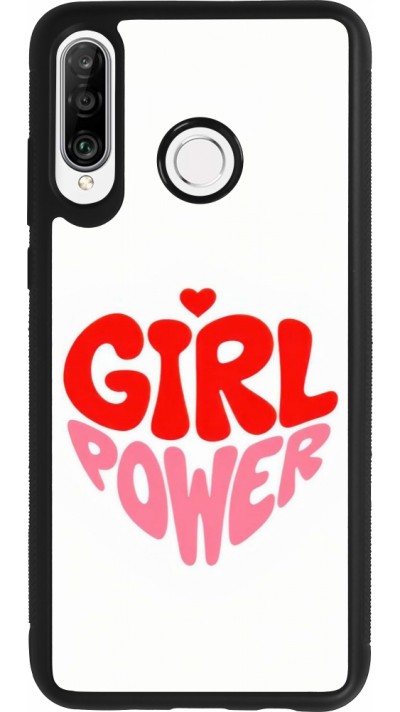 Huawei P30 Lite Case Hülle - Silikon schwarz Womens day 2026 6