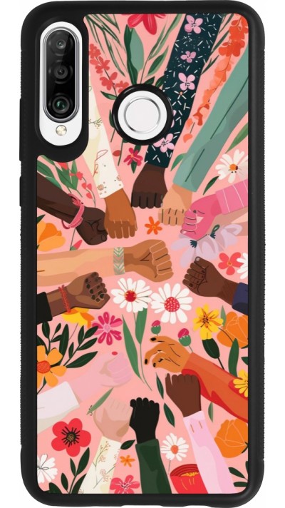 Huawei P30 Lite Case Hülle - Silikon schwarz Womens day 2026 8